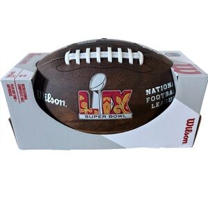 SUPER BOWL LIX 59 Philadelphia Eagles/Chiefs Wilson Throwback Football Full Size